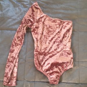 Velvet bodysuit